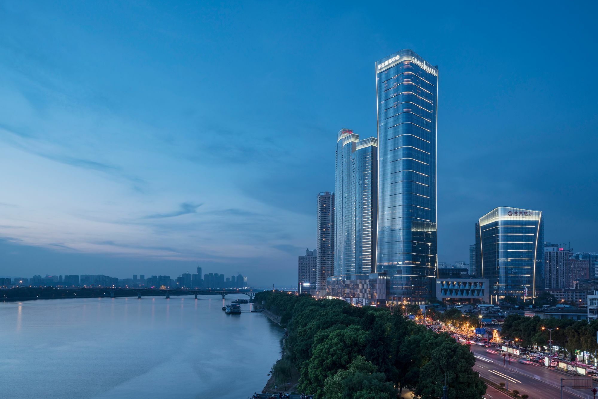 Hotel Grand Hyatt Changsha Exterior foto